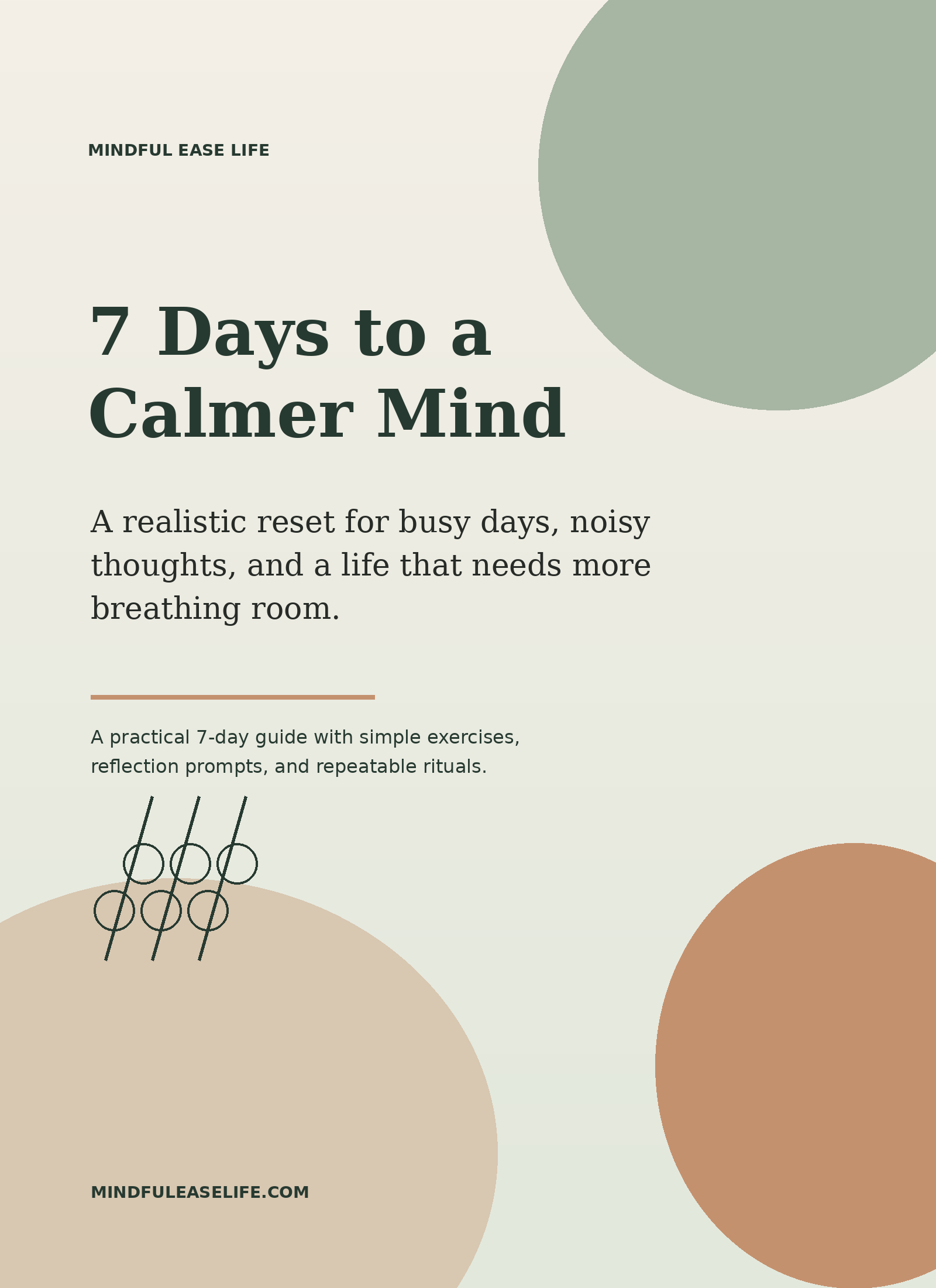 7 Days to a Calmer Mind eBook cover